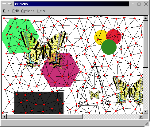 Screenshot of a canvas